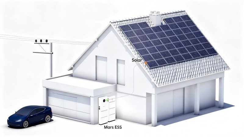 Come abbinare l'accumulo di energia residenziale ai supporti solari sul tetto per i sistemi energetici domestici