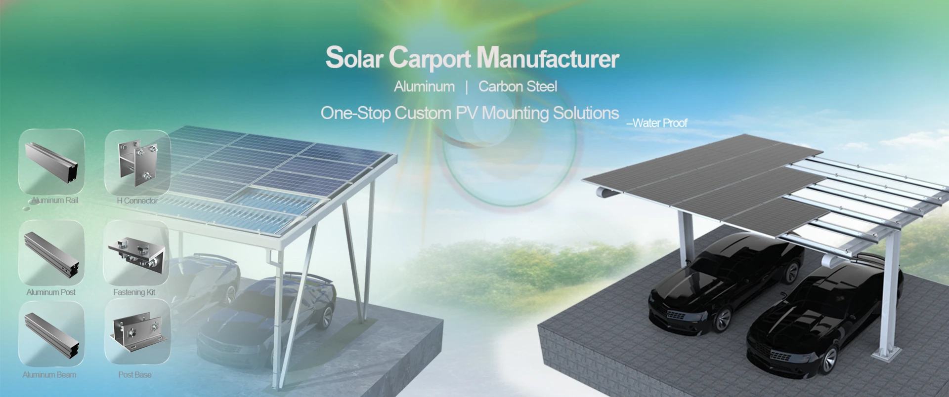 Produttore di posti auto coperti solari