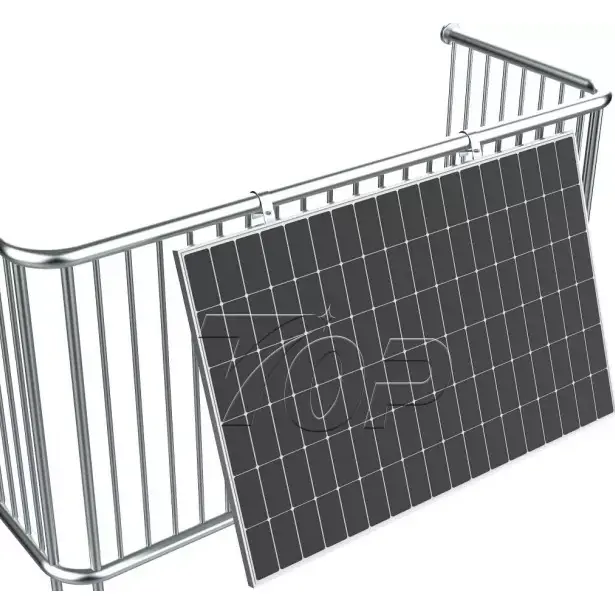 Sistema di montaggio solare per balconi in alluminio
