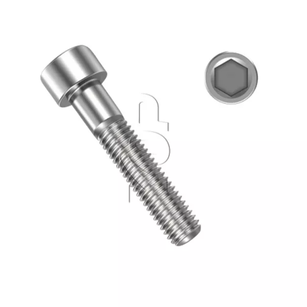 Bullone DIN 912 con dado flangiato