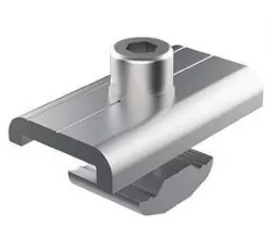Aluminum Solar Panel Mounting Rail Clamp
