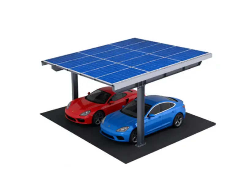 Strutture per posti auto coperti in acciaio solare